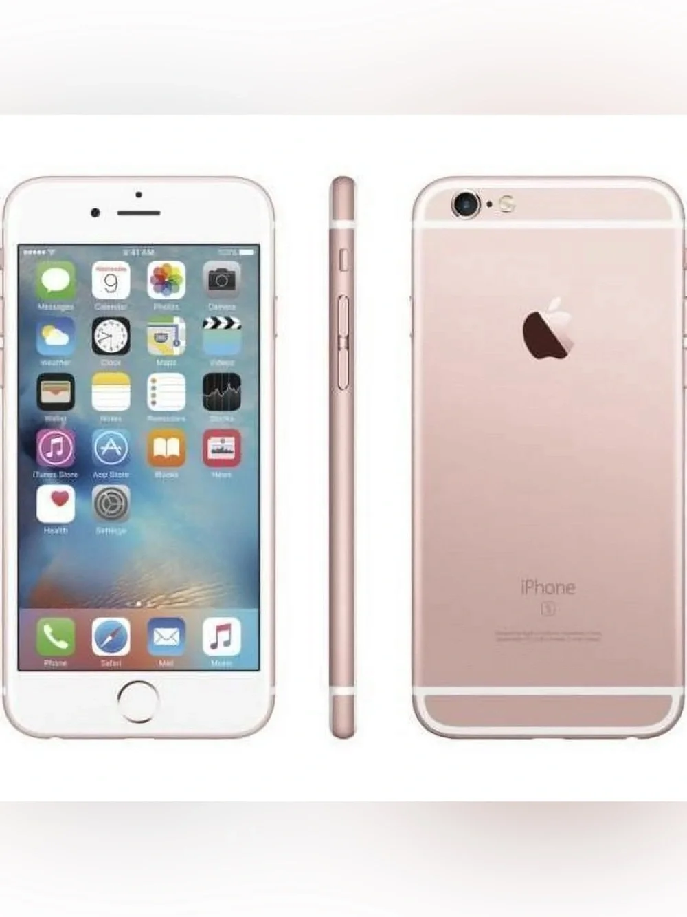 Apple iPhone 6s 16GB Rose Gold Unlocked - Good Condition - Works Great